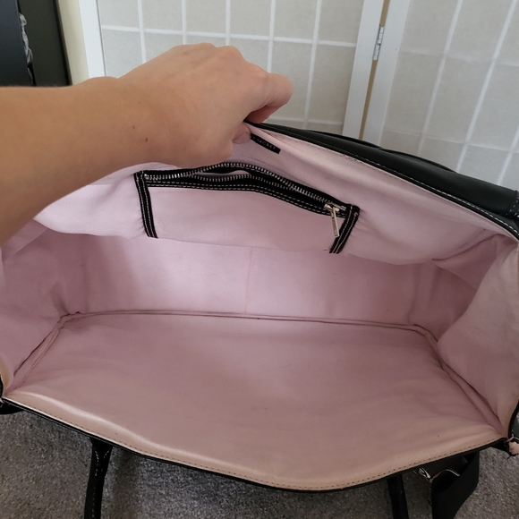 Victoria's Secret Black Leather Bag - Picture 9 of 11